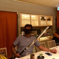 鮨 銀座 おのでら - 鮪包丁！
                外で持ったら、銃刀法違反❗️