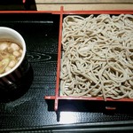 自家製麺十割そばと地酒 あけぼのや - 鴨せいろ