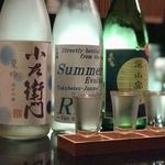 Nihonshudokoro Matatabi - 日本酒飲み比べ3種