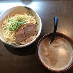 麺処 と市 - 麺処と市 つけ麺 並750+味玉100円