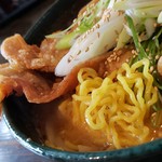 らぁめん銀波露 - 麺のアップです。