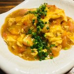 萬的中華 笑龍 - 海老と卵の炒め物。