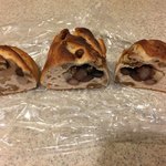 豆とくるみのパン 断面