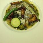 マッシュルーム - 太刀魚のポワレ ケッパーのソース ジロール茸添え