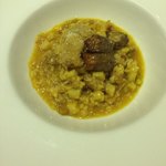 マッシュルーム - タマゴタケと帆立貝のリゾット