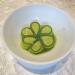 Ode - アミューズ2（キュウリ、生カラスミ）