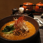 担担麺　利休 - 新味と薬味セット