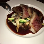 Bistro a vin EAU ROUGE - メインの和牛ステーキ