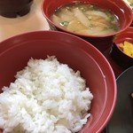 ジョイフル - ご飯・豚汁♪