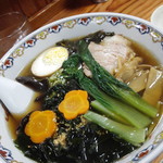 なにや - わかめ麺（餃子2個とセット）1000円