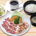 You can choose! [Yakiniku (Grilled meat) 2 types] Lunch