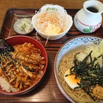 Iroriyaki To Soba No Mise Ueda - ミニ天丼セット