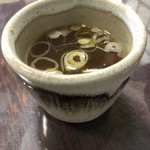 かめや - 蕎麦湯で〆