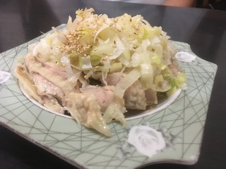 新新飯店 - 蒸し鶏ネギソース