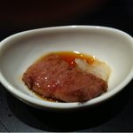 金剛園 - おろしポン酢で頂きます。