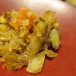 鉛温泉　藤三旅館 - 山菜の漬け物