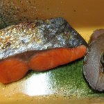 鉛温泉　藤三旅館 - 焼き鮭と鉄砲漬け