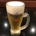 根室花まる - お約束。とりあえずビール。お疲れ自分。