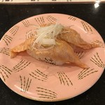 根室花まる - 炙りサーモン。