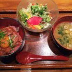 帰農庵 時代おくれ - ローストビーフ丼★ランチ￥1080