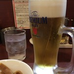 Ezogiku - 生ビールは、プレモルをご用意しております…、スーパードライ派は、ちとプレモル苦手…