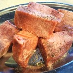炭火庵 犇き堂 - 極太厚切り牛タン、食べログクーポン使用で、380円で食べれます!!!(>ω<)