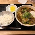 カレーうどん千吉 - 黒カレーうどん（ご飯・香の物付き）