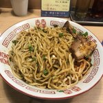 煮干そば 流。 - 夏季限定 8/9〜9/3【油そば  スタミナ】大蒜増しver
      
      天地返し