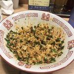 煮干そば 流。 - 夏季限定 8/9〜9/3【油そば  スタミナ】大蒜増しver
      
      
      おいメシ投入