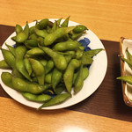 Izakaya Donguri - 枝豆(500円)。