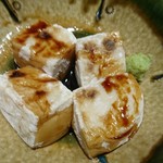 割烹 熊谷 - 焼きごま豆腐