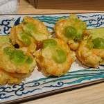 割烹 熊谷 - 海老の揚げ物