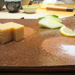 天寿し - 指拭きのレモン