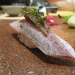 天寿し - 五貫目 〆鯵