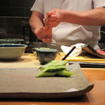 天寿し - 始まります