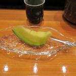 天寿し - メロンと煎茶