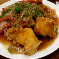 個室中華 頤和園 溜池山王店 - 【ランチ】鶏のから揚げ 野菜あんかけ