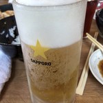 焼肉の牛太 鵤店 - 2018.8.5  キンキンの生ビール(o^^o)