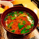 日本橋 伊勢定 - 「赤だし」への変更は216円プラス