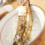 ホルモンと日本酒 ホルモン屋かねちゃん - ししゃも一味マヨ