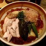 麺屋一燈 - 限定麺　昆布水と鶏出汁ジュレの煮びたしつけ麺