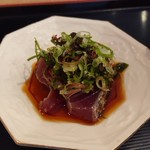 日本料理花ゆう - カツオのタタキ