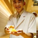 銀座 しのはら - 日本一の笑顔のもなかちゃん（写真の許可を頂きました）