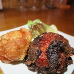 明石麦酒工房 時 - ほろ酔いセットの2色唐揚げ