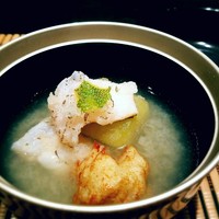 貝渕 卓也 - 鱧と冬瓜　新蓮根のすり流し