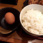 やまや - 卵を貰って卵かけご飯に…