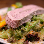 プールトワ - ランチコース 1700円 の田舎風パテとサラダ