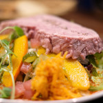 プールトワ - ランチコース 1700円 の田舎風パテとサラダ