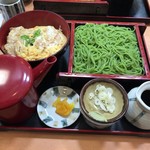 藪そば処　八文目 - かつ丼とお蕎麦セット 1000円