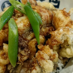 御園天丼 下の一色 - 地穴子ざく天丼